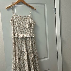 Linen maxi dress